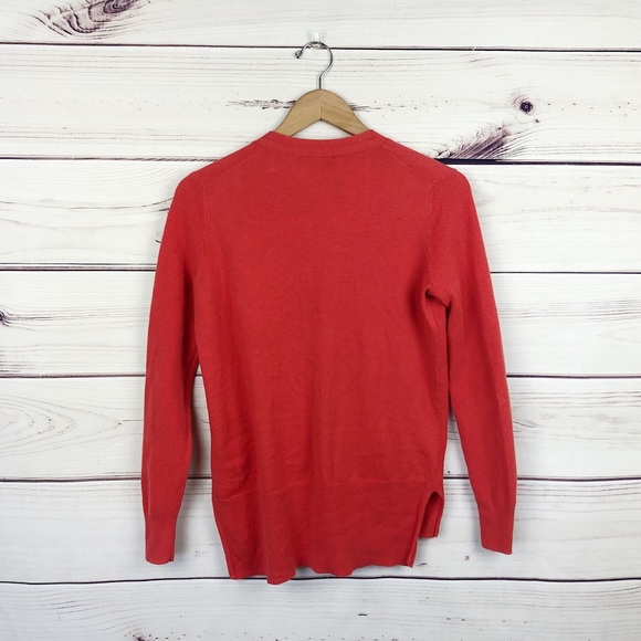 MADEWELL Orange Knitted Button Cardigan XS - Picture 5 of 7